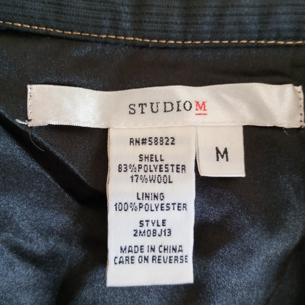 Studio M Black and Gold A-Line Skirt - Picture 4 of 5